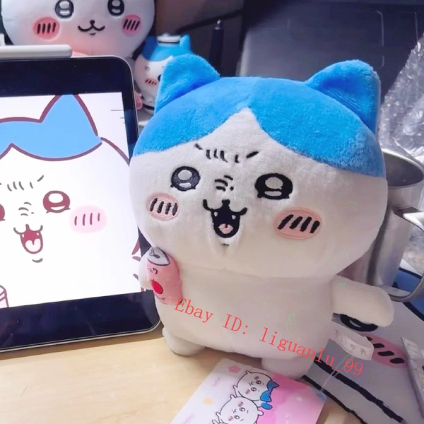 Chiikawa Drink Soda Hachiware Plush Doll Keychain Pendant Toy Holiday Gift 12Cm