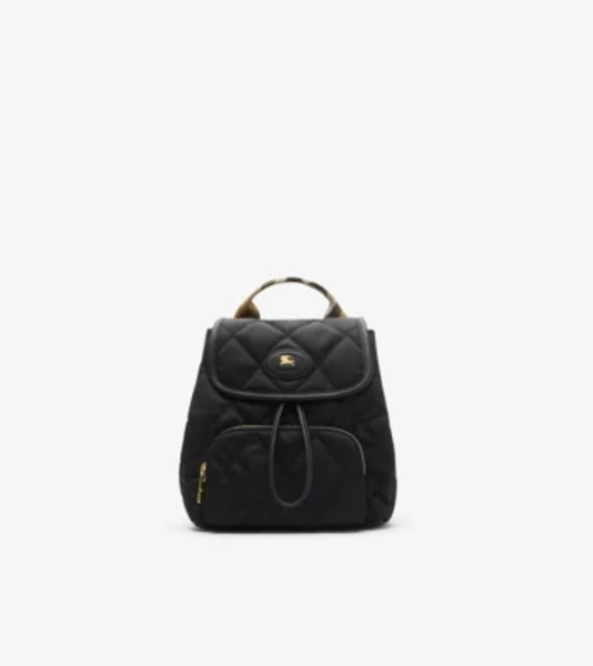 Mini Horseshoe Backpack​ in Black - Women | Burberry® Official