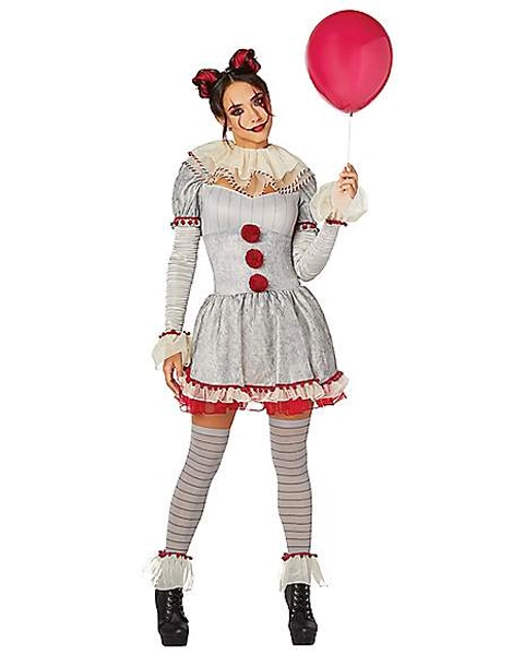 Adult Pennywise Clown Dress Costume - It: Chapter Two