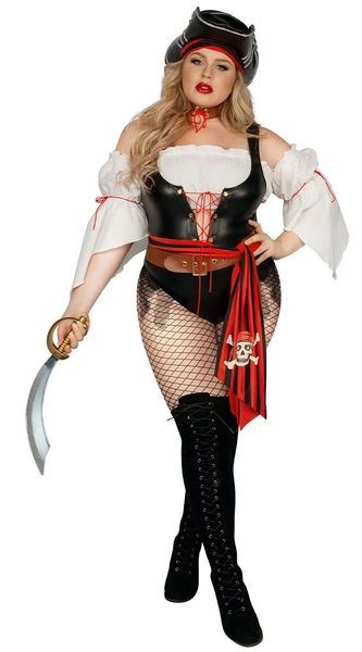 Plus Size Arr Pirate Costume