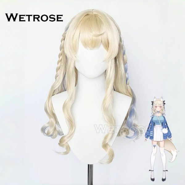 [Wetrose] In Stock Hololive EN Fuwawa Mococo Casual Daily Dress Outfit Cosplay Costume
