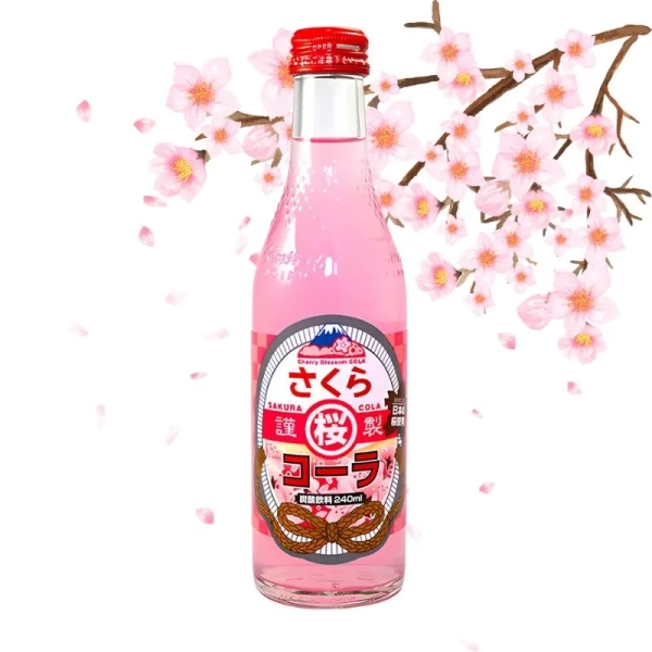 Sakura Cola Blossom Cherry Drikke (240ml, Kimura)- Neo Tokyo