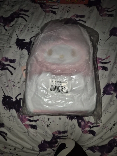 Loungefly Sanrio My Melody Plush Mini Backpack.