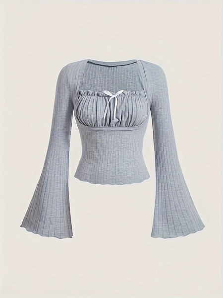 camiseta elegante hombros descubiertos mujeres   - Temu Peru