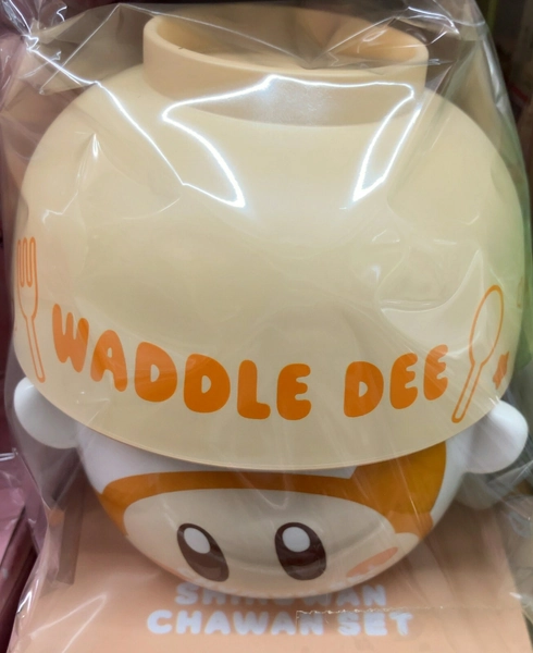 Kirby Soup Bowl and Rice Bowl Set Waddle Dee 186626 Starry KIRBY Design New