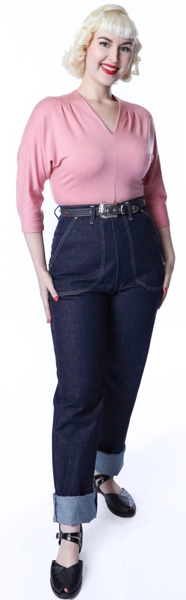 1950s Denim Pants