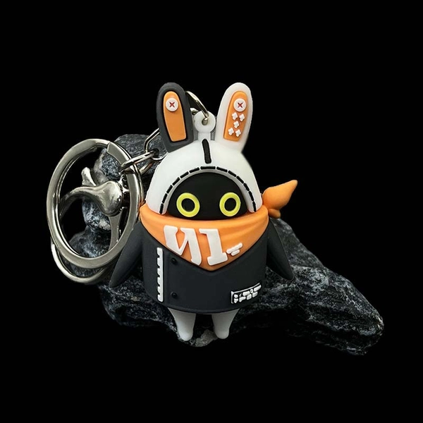 Bangboo Keychain Zenless Zone Zero Eous PVC Figure Key Ring