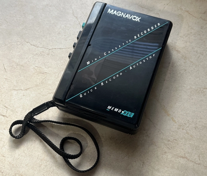 VTG Magnavox Portable Cassette Recorder D6290/17 Working 1990s Built In Speaker