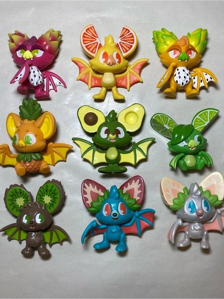 Funko Paka Paka Fruit Bats Figures Set Series 1 Hyper Rare Bree Mini Lot of 9