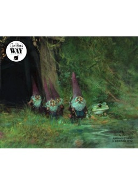 Poster Fine Art Print "The Gnomes of Drookit Pit" by JBMonge