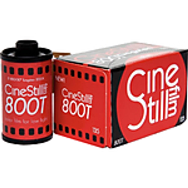 Cinestill 800 Tungsten C-41 Color Negative Film (35mm, 135/36Exp)