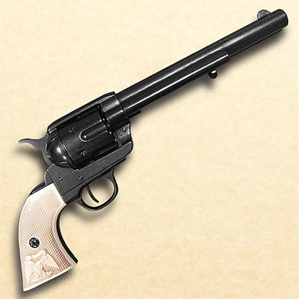 1873 Cavalry Style Old West Revolver Black Finish