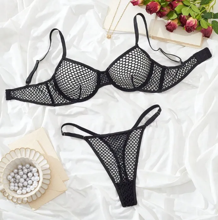 Mesh Lingerie Set