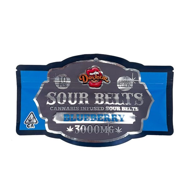 Devour Sour Belts 3000mg | THC Edibles | Got Flower