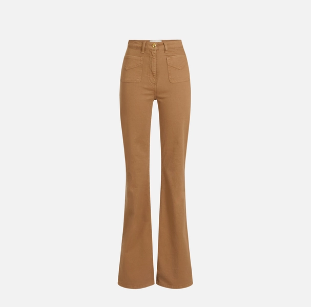 Elisabetta Franchi - Bell-bottom jeans with small pockets
