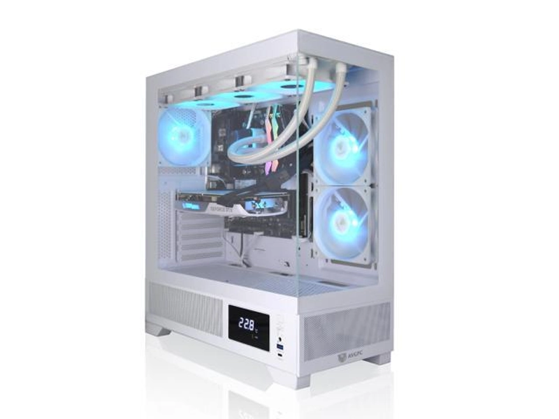 AVGPC Whirlwind Gaming PC Intel i7 14700KF, Nvidia RTX 5080, 32GB 6000MHz DDR5, 2TB NVME M.2 SSD, 360MM AIO Liquid Cooling, WiFi/AC, Tempered Glass