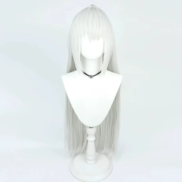 WHITE WIG