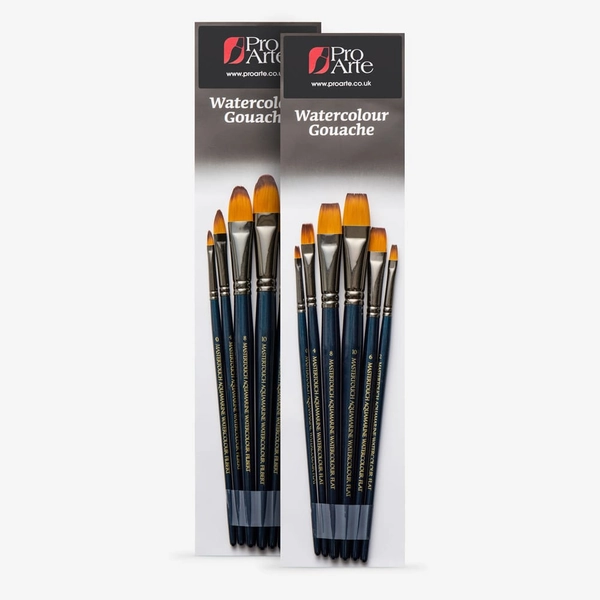 Pro Arte : Mastertouch : Aquamarine : Watercolour & Gouache Brush Sets