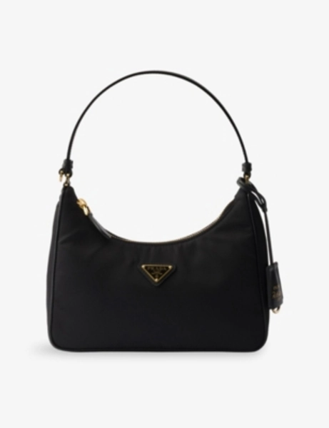 Prada Mini Re-Edition 2005 Re-Nylon Shoulder Bag - BLACK
