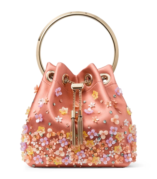 Jimmy Choo Bon Bon Embellished Top-Handle Bag