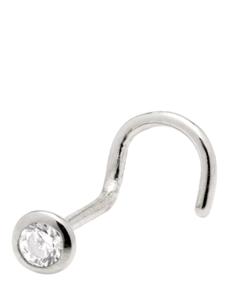 Tish Lyon Freyja 9ct Gold Bezel Nose Stud