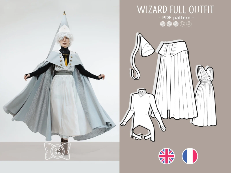 FULL Qifrey outfit PDF pattern - LIVANART WORKSHOP