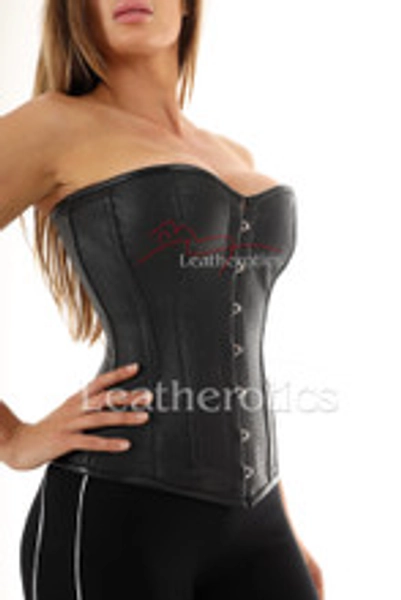 Perforated Leather Overbust Corset 1919