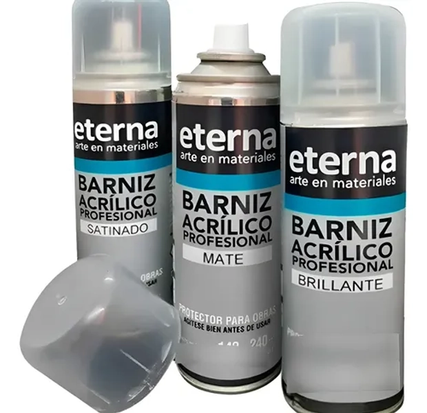 Laca Barniz Acrilico Oleo Profesional Aerosol Eterna 240ml 脫leo Mate
