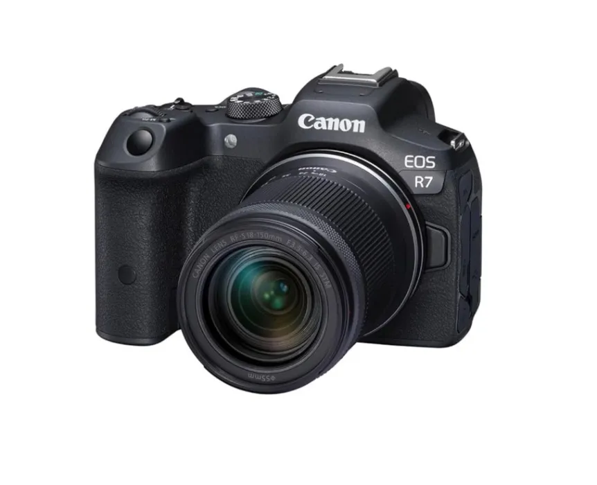 Canon EOS R7 RF-S18-150mm F3.5-6.3 IS STM Lens Kit, Mirrorless Vlogging Camera, 32.5 MP Image Quality, 4K 60p Video
