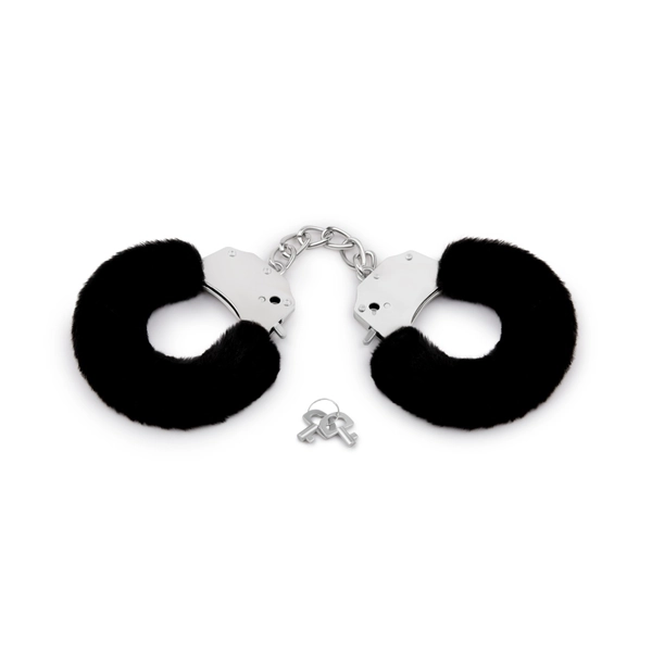 Plush Playtime Black Handcuffs