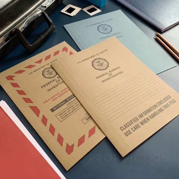 Movie Prop Special Agent Case Investigation Files / 3 X Investigation Bureau Cosplay Folder Set - Etsy