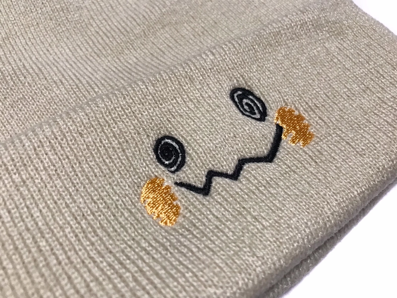 Embroidered Mimikyu Inspired Beanie | Kawaii | Adult Gift