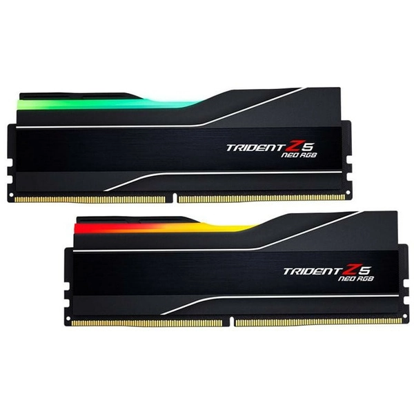RAM 32GB (2x16GB) DDR5 6000MT/s, G.SKILL Trident Z5 Neo RGB Black, F5-6000J3636F16GX2-TZ5NR, 1.35V - 799.99 лв. (≈ 409.03 EUR)