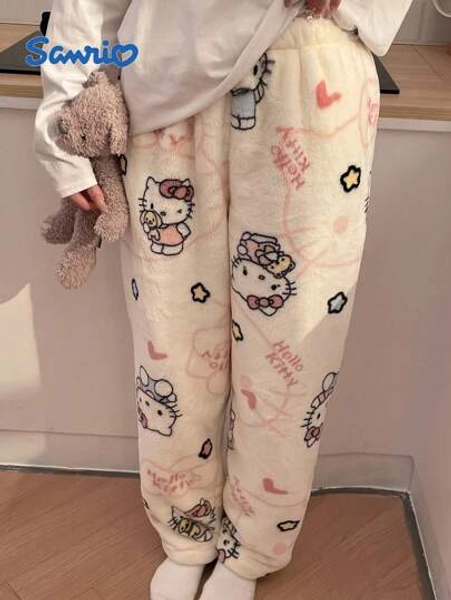 Calça de Pijama Confortável Hello Kitty