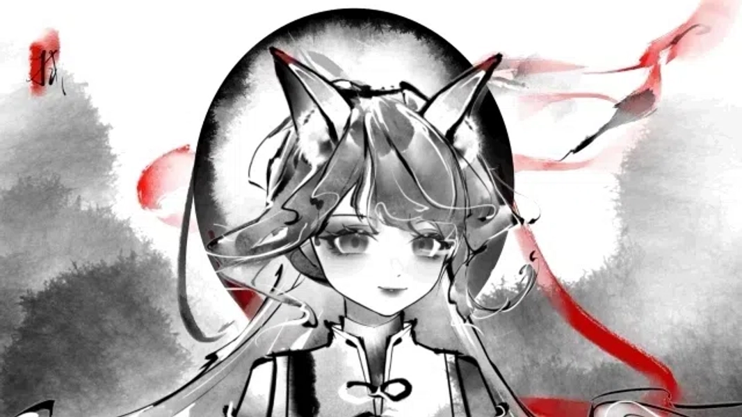 Surprise Me: Ink Painting Art (Live2D as add-on) by kyoki_studio (@kyoki_studio)