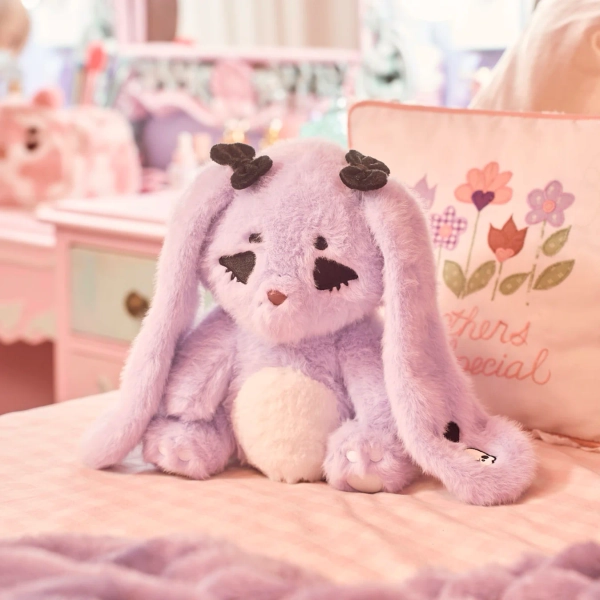 Vivienne the Goth Bunny Heatable + Cooling Plush