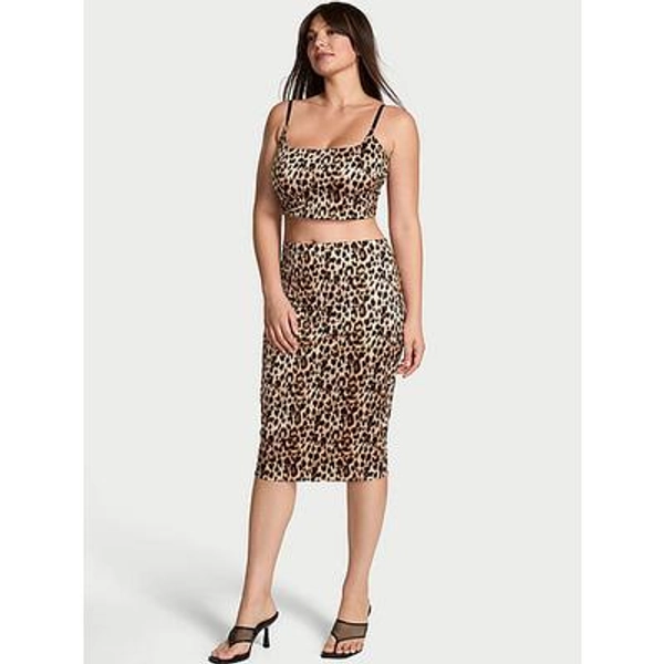 SoSleek™ Bralette & Tube Skirt Set, Print, L - Women's Bottoms - Victoria's Secret