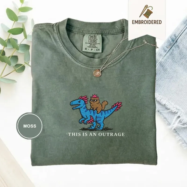 Embroidered Princess Donut and Mongo Shirt