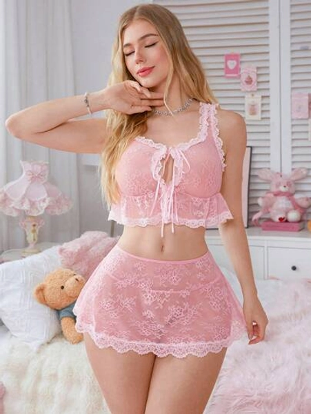 2pcs Women's Cute Lace