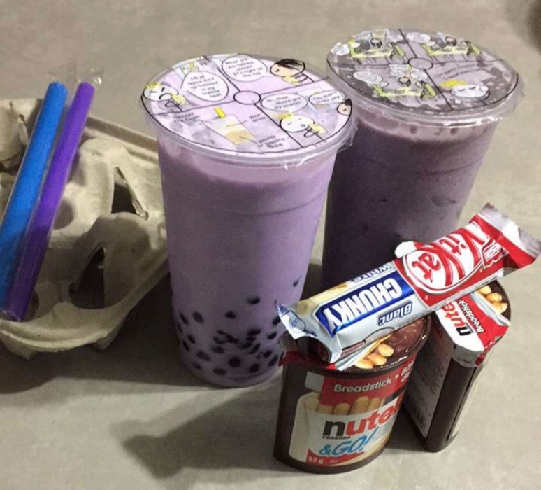 Boba and Snacks  😍
