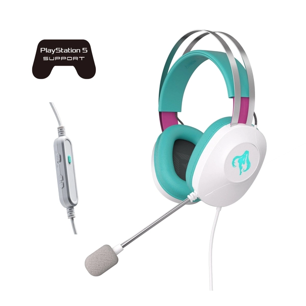 Audífonos Gamer ASUS TUF Gaming H1 Gen II Hatsune Miku Edition, USB, 7.1 Virtual, PS5, PS4, PC | SP Digital