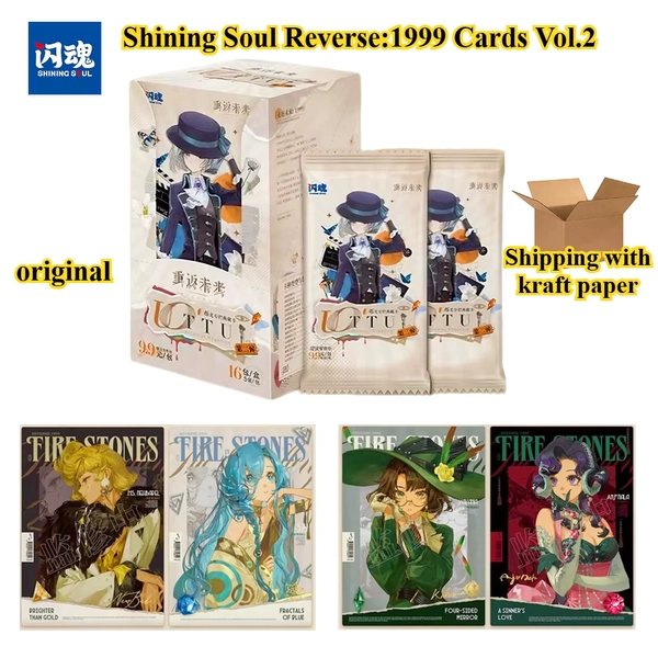 Shining Soul Reverse:1999 Cards Vol.2 Game Limited Edition trading card Raiden Box Character Anime Pack Game Collection Cards
