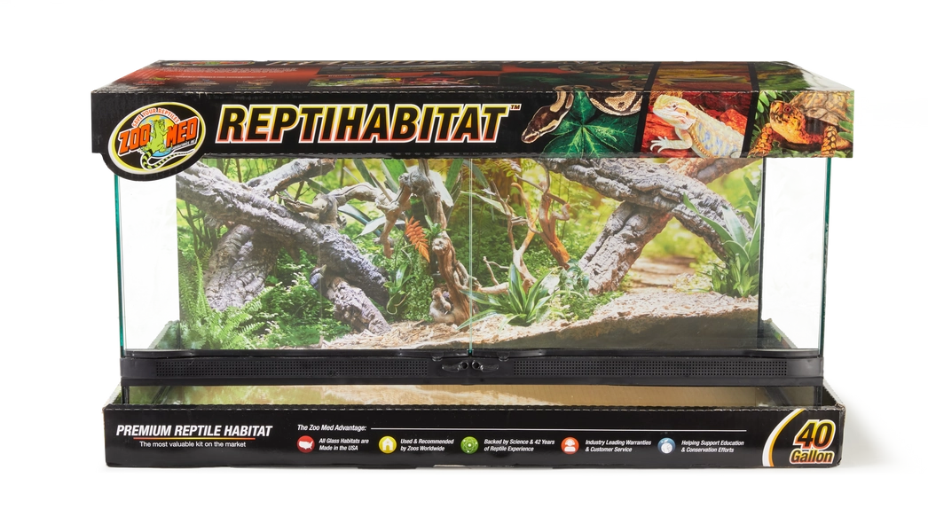 Zoo Med Double Door Naturalistic Terrarium, 36" L X 18" W X 18" H