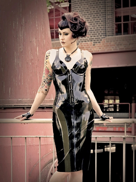 Sylvia Dress | INNERSANCTUM Latex Fashion