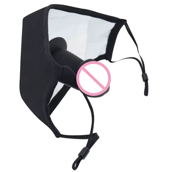 Masque Gag boule de bouche en plein air, gode en Silicone, Gag dans la bouche amovible BDSM, masque érotique, entraînement d'esclave, jouets sexuels, outil