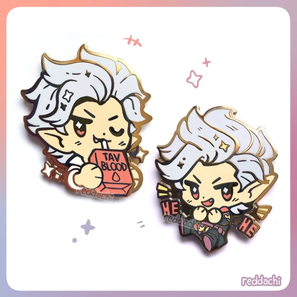 BG3 Astarion Enamel Pins - Etsy