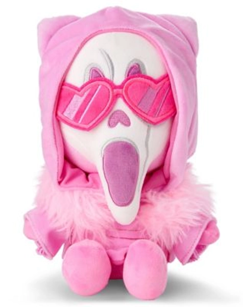 Ghost Face Pink Diva Plush - Spencer's