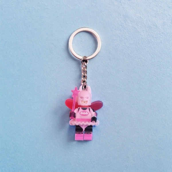 3D Fairy Mini Figure Keychain, Personalized Backpack Accessory, Superhero Custom Keychain, Keychain Accessories, Keychain Charm For Him/Her