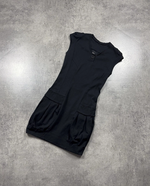 Vintage Marithe Francois Girbaud Dress Size US 4 Black Preppy Gothic Rare