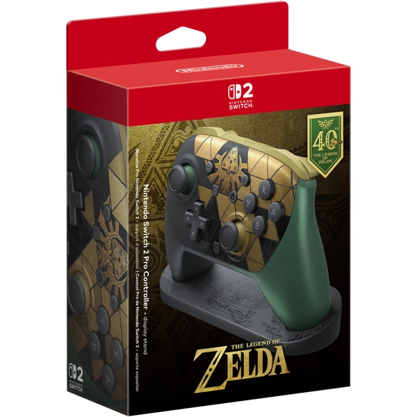 Switch 2 Pro Controller Zelda Edition w Stand